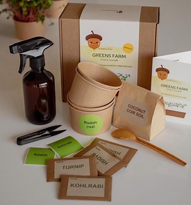 Microgreens Growing Kit for Kids, Grow It Yourself - Etsy