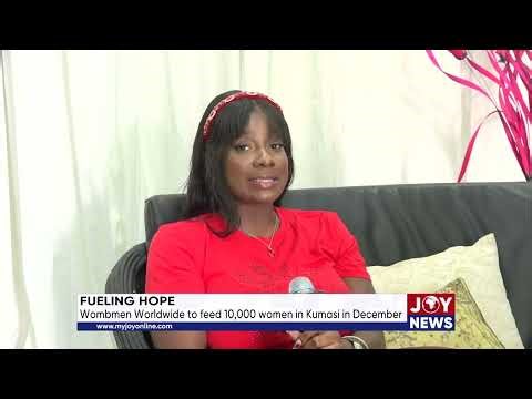 Fueling Hope: Wombmen Worldwide to feed 10,000 women in Kumasi in December