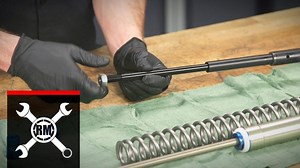 Dirt Bike Air to Spring Fork Conversion – How To Install the Race Tech Spring Conversion System