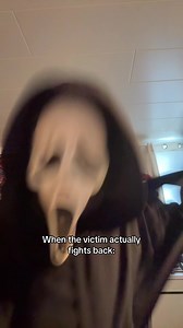 Scream Ghostface Cosplay Fight Scene