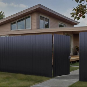 [Hot Item] 8FT Narrow Fence Metal Plank Steel Privacy Fencing Steel Picket Fence