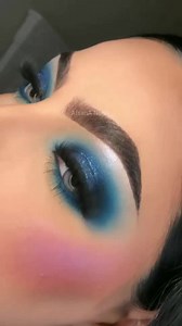 3.7K views · 92 reactions | Blue Halo Smokey Eye Makeup Tutorial...