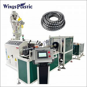 [Hot Item] HDPE PP Spiral Winding Hose Protector Machine / Spiral Wrapping Bands Protector Production Line