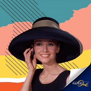 See life in all its wonderful hues when you print vibrant colours on PaperOne™️! #StartsWithOne #PaperOne #OnePro #AudreyHepburn #IconicPeople https://youtu.be/fNAwDzhwYqo | PaperOne