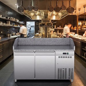 [Hot Item] Pizza Refrigerated Counters for Pizza Make Prep Stations Bakery Applications