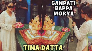 3.2K views · 12 reactions | Sasural Simar Ka Serial Actress Tina Datta Taking Ganesh Pratima  || Ganpati Bappa Morya #TinaDatta #ganeshchaturthi2024 #SasuralSimarKa #uttran | Crazzy Buzz | Facebook