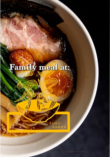 Family Meal, Ep. 8 – Fuku Ramen! (shorter version — full episode on YouT ube, link in bio 🎬) For family meal today: Japanese curry 🍛 Slow-cooked beef brisket, chicken katsu, and sesame spinach on the side. Fuku Ramen is one of Amsterdam's most sought-after spots. A Polish chef, Japanese food, a tiny restaurant — and a waitlist that once moved faster than Noma. Jakub opened with €2,000 left in his private account. They sold the car. One week before opening, still no electricity. They opened any