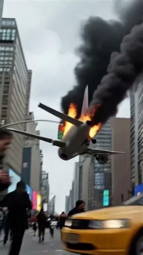 Cinematic AI VFX – Plane Crash in NYC | Short