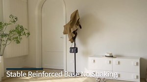 Yoobure Coat Rack Freestanding with Natural Marble Base - Coat Tree with 8 Hooks Heavy Duty Coat Hanger Stand, Metal Coat Rack Stand for Jacket, Hat, Clothes & Bag, Hall Tree Hat Rack for Entryway