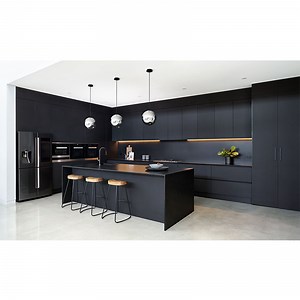 [Hot Item] Black Kitchen Cabinets Kitchen Furniture Modern Kitchen Cabinet Italian