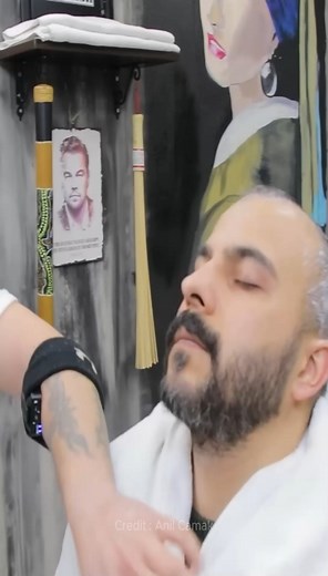 ASMR Red Pen Triggers And Asmr Sleep Massage From Turkish Barber | ASMR Anil