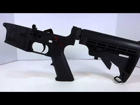 Spikes Tactical Complete Lower Receiver with partial color fill - STLC200-SBS