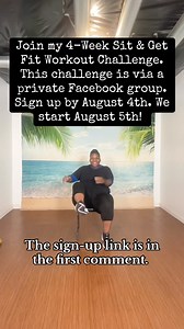 5.6K views · 64 reactions | If you want to feel better and have more energy but have cannot stand for long periods of time, then Sit & Get Fit is for you. This is a fun private Facebook group where we work out in the chair. | Thick Chick Fitness | Facebook