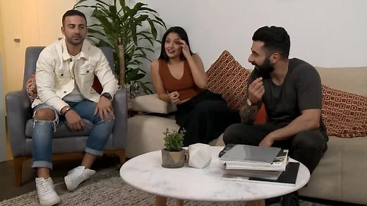 New Gogglebox Australia participants — Matty, Sarah Marie and Jad.