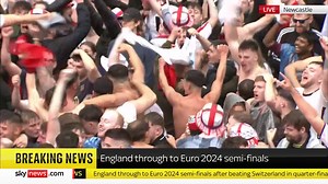 129K views · 1.2K reactions | BREAKING: England are through to the Euro 2024 semi-finals after beating Switzerland on penalties Sky's Rob Harris has the latest https://trib.al/NUZ3cXU  Sky 501, Virgin 602, Freeview 233 and YouTube | Sky News | Facebook