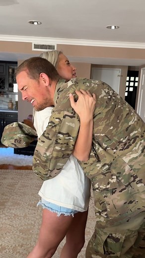 Soldier returns home to a heartwarming surprise! #viralvideo #blessed #couple #military Wife surprises her military husband when he finds out she is cancer free on her return! | Blake M
