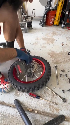CboysTV Wrapped Pit Bike tire tube replacement | Caswell Customs | Facebook