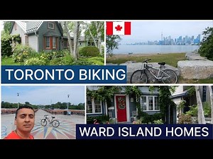 Biking Toronto Islands | Hanlan's Point NUDE BEACH to Ward Island | Algonquin Island Homes