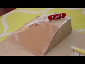 How to build a DIY cardboard fingerboard hip