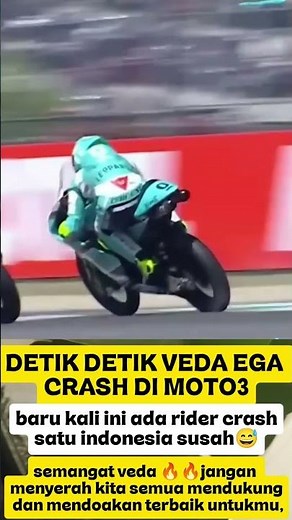 DETIK DETIK VEDA EGA CR4SH#shortsviral #shortsvideo #motogp 🇮🇩🔥