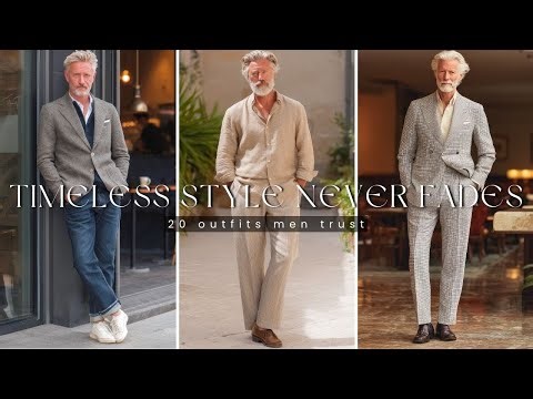 20 Outfit Combinations Older Men Enjoy Wearing Again and Again | Older Men’s fashion