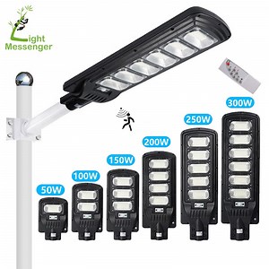 [Hot Item] Light Messenger LED Street Light Solar Panel 50W 100W 150W 300W 400W 500W Integrated LED Solar Induction Street Road Lamp Outdoor Lighting
