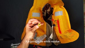 Automatic Inflatable Life Jacket|Life Vest for Adults|PFD Low Profile|Supports up to 330 lbs|Visual Skylight