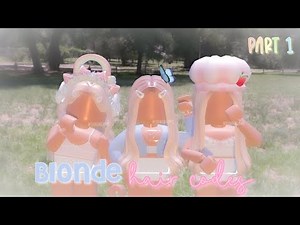 Aesthetic blonde hair codes|bloxburg