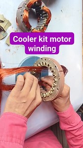1.6K views | Cooler kit motor winding  #electrical #repair #coolerkitmotorwinding | Narender Hard Work | Facebook
