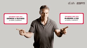 Which game is on your radar this weekend? 🎯 Watch the biggest matchups of Week 11 and more on ESPN with DISH. | DISH