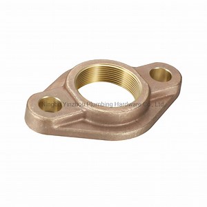 [Hot Item] Lead Free Brass Water Meter Flange with Rubber Washer