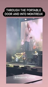 Through the portable door into montreux!!! Deep Purple Montreux Jazz Festival #deeppurple #portabledoor #montreuxjazz | Simon McBride