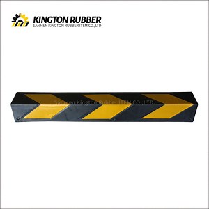 [Hot Item] Safety Product Black and Yellow Rubber Garage Wall Edge Angle Corner Guard