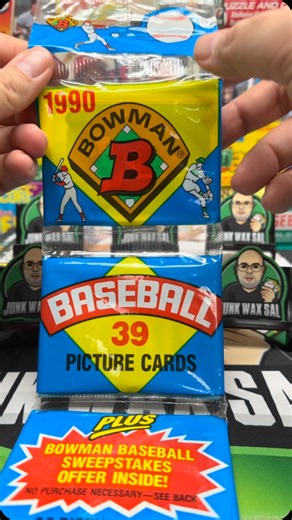 1990 Bowman Baseball Rack Pack #junkwaxsal #hotgarbage #junkwax #90bowman #90bowmanbaseball #baseball #baseballcards #packopening #sportscards #mlb | Junk Wax Sal