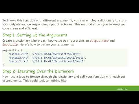 How to Efficiently Call a Function Multiple Times with Different Arguments in Python