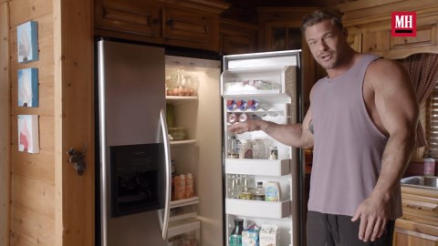 Alan Ritchson Shows Off His Gym and Fridge | Gym & Fridge | Men’s Health
