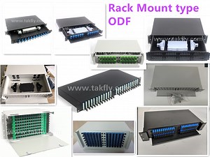 [Hot Item] 1u 2u 3u 19 Inch Sc LC St Adapter/Pigtail Fiber Optic Rack Mount Slidable Patch Panel/ODF/Cabinet