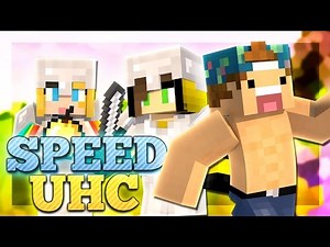 NOOB SQUAD! | SPEEDUHC w/ HEYIMBEE & STRAWBURRY17 | Minecraft