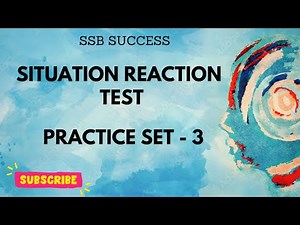 Situation Reaction Test Practice Set - 3 | SRT Practice Set 3 | SSB SUCCESS | SSB AFSB INTERVIEW |