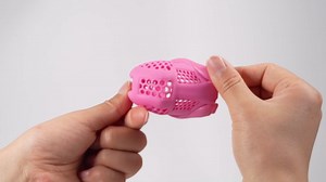 Honeycomb Chastity Cage with 3-Way Fixed Leather Belt, Men's Gay Leather Thong Chastity Underwear Sex Toys, Small Locking Penis Cage Set for Men, Women and Couples (P04-Micro-Black)