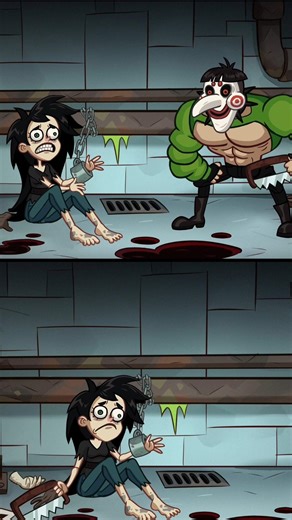 Stupidella Horror Game: Win or Fail?! -Ep12 :Jigsaw's Biggest Mistake:Trapping Stupidella 🤡"