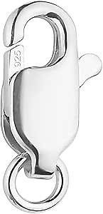 Sterling Silver Lobster Catch Lock Replacement Regular (9.5mm)