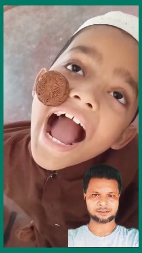 Biscuits competition Little Rohingya #videoviralシviralシ2025 #reelsvideoシ #vidioviralシ #viralvideochallenge | Arkani Voice