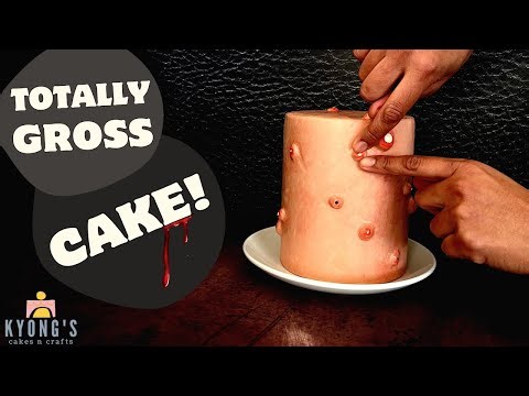 How to Make an Acne Cake! Ewwww, let's POP 'em! Would you eat it?