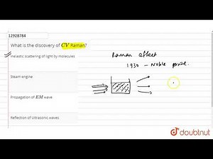 What is the discovery of `CV` Raman?