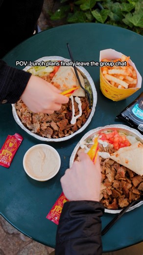 Quit yapping and start planning. These platters aren't going to eat themselves 🥙✨ | The Halal Guys