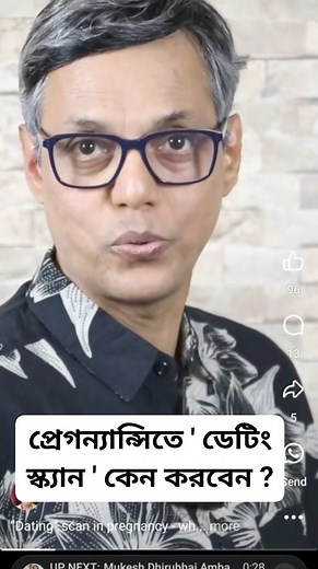 Dr Kanchan Mukherjee #pregnant #pregnancy #ultrasound #dating #scan #anomalyscan #ইন্দ্রনীল #reels #IVF | Dr Indranil Saha