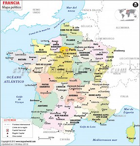 Mapa de Francia