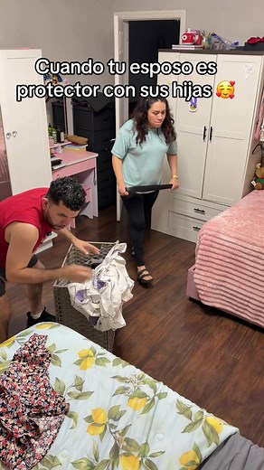 El amor de un padre a sus hijas 🥰🥰 #funny #fyp #comedia | protective husband