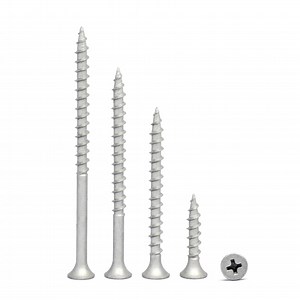 [Hot Item] SS304 316 Square Socket Csk Head Type 17 Stainless Steel Deck Screws